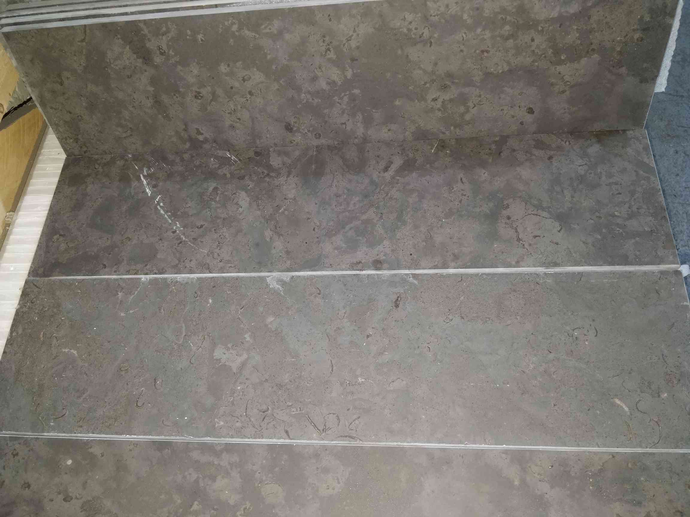 6 x 24 Rectangle Polished or High Gloss Saint Pierre Grey  Natural Stone
