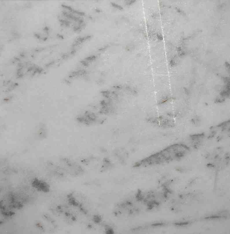 18 x 18 Square Matte Milas White  Marble