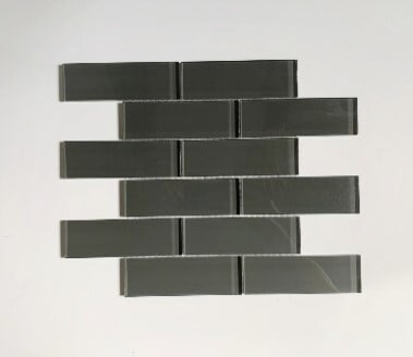 Dark Grey C005 12x12 Glass Tile 8 mm 8 pcs in Box GL-MIX-2005