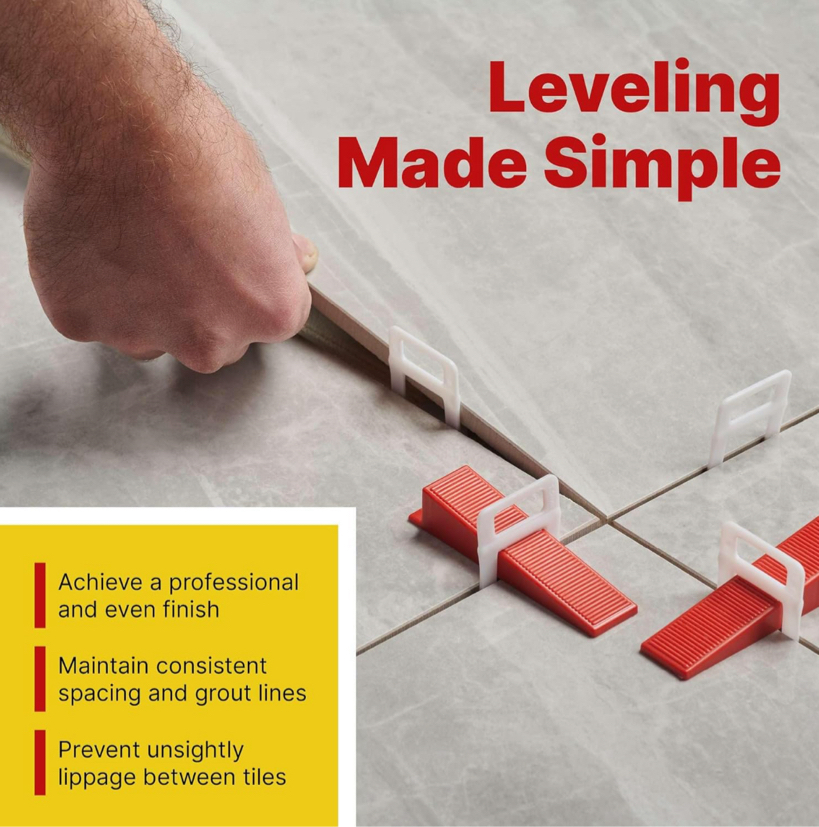 Silverstone Leveling Clips JUMBO 1/8 bag of 100 PAVER SPACER