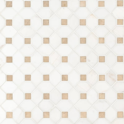 BIANCO DOLOMITE CREMA DOTTY MOSAIC