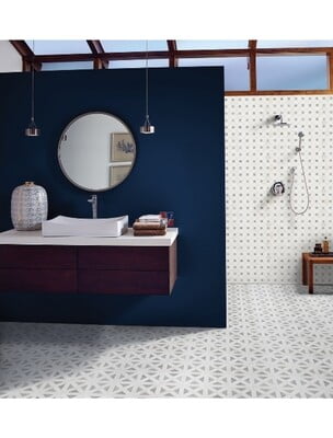 BIANCO DOLOMITE CREMA DOTTY MOSAIC